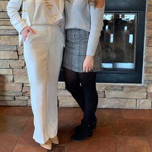 Rachel Parcell White Suit Pant